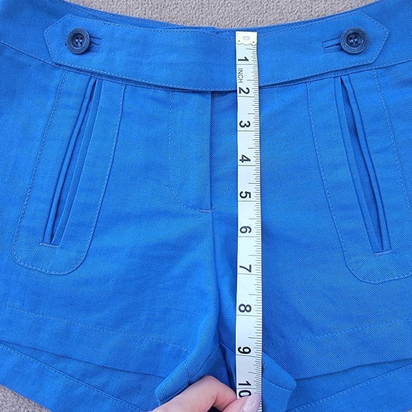 See by Chloe blue linen blend shorts - Picture 7 of 9